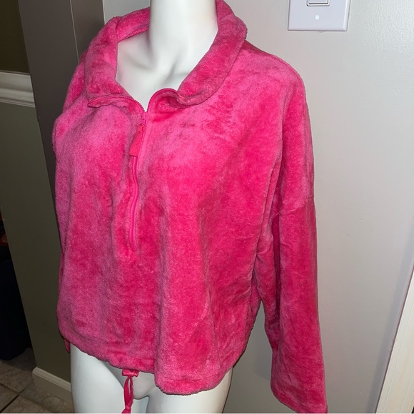 Fashion Nova hot pink soft crop pullover size 2X - Picture 13 of 13